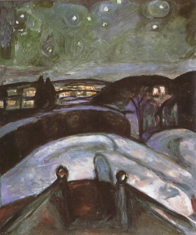 Edvard Munch Night China oil painting art